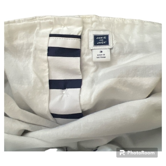 Janie and Jack nautical striped halter romper 3T - Picture 3 of 4